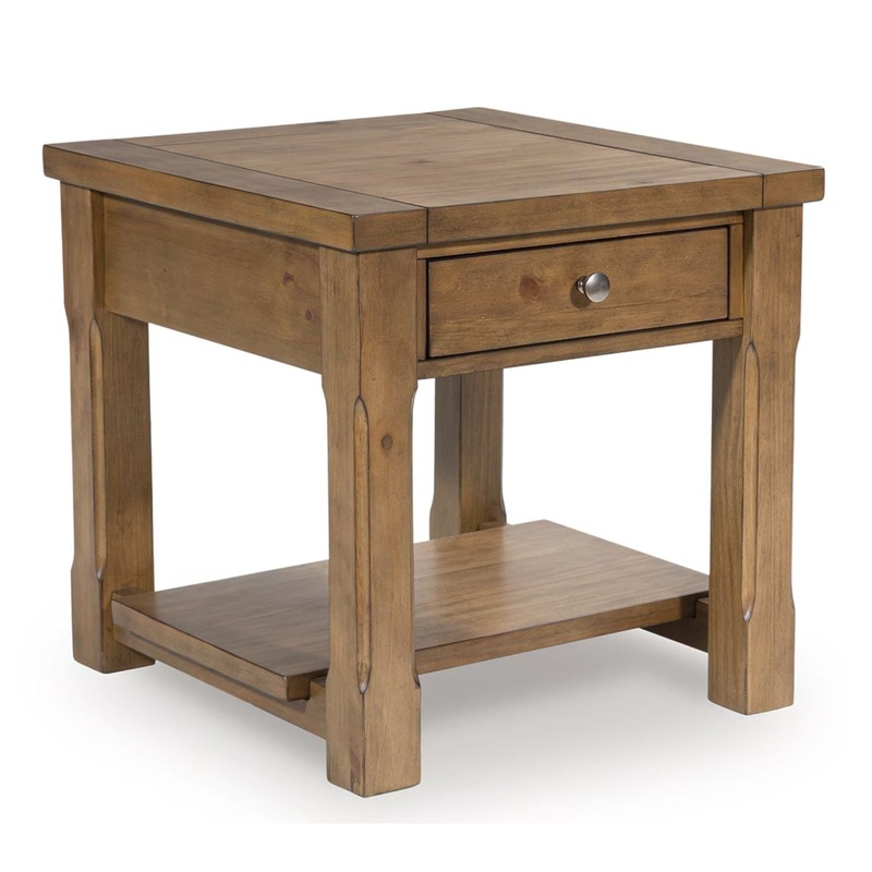 Vandenmore – Medium Brown – Rectangular End Table