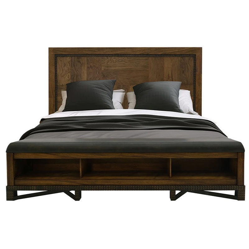 Walnut – Queen Bed – Walnut Brown