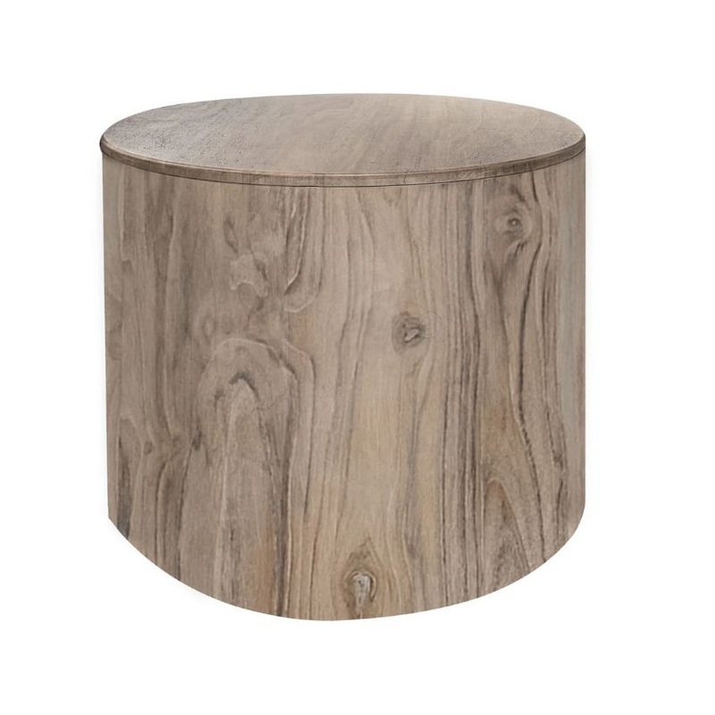 White Balam – End Table – Ivory White