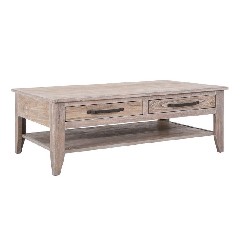 White Teak – Cocktail Table – Ivory White