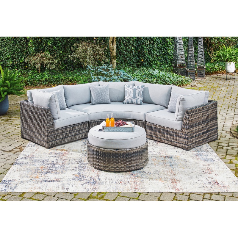 Ashley Harbor Court Outdoor Sectional Ottoman