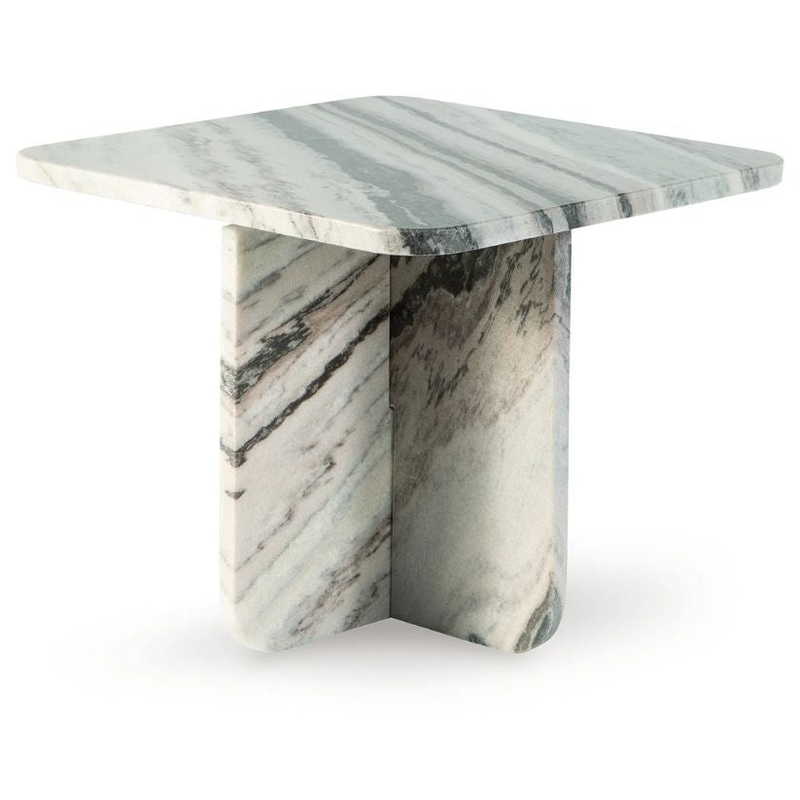 Baretton – Black / White / Taupe – 15″” Accent Cocktail Table