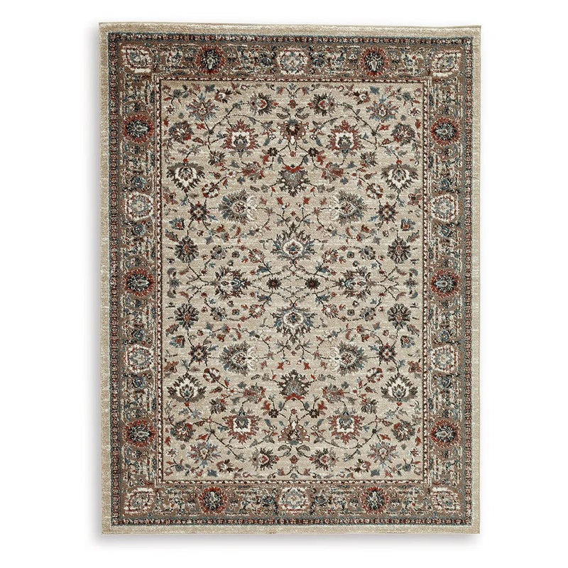 Beritham – Blue / Brown / Beige – Large Rug – 8′ x 10′
