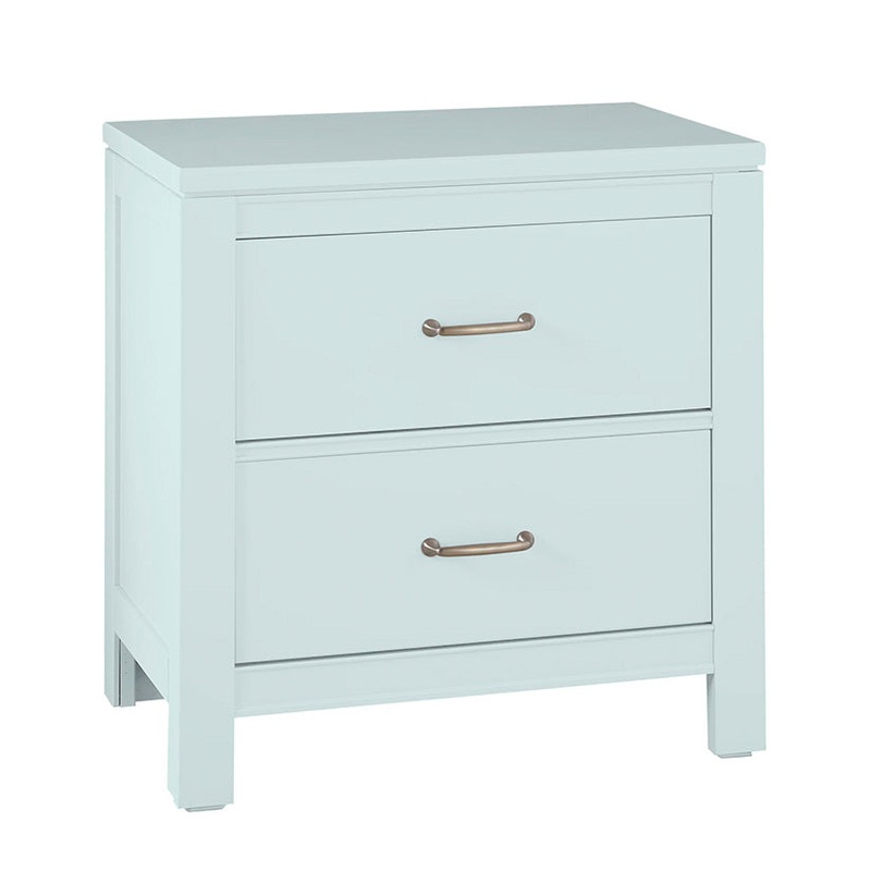 Tide & Timber – Nightstand – 2 Drawers – Blue Maple