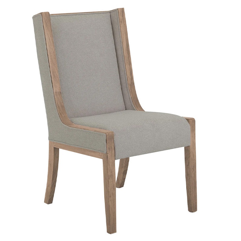 White Balam – Upholstered Chair (Set of 2) – Ivory White