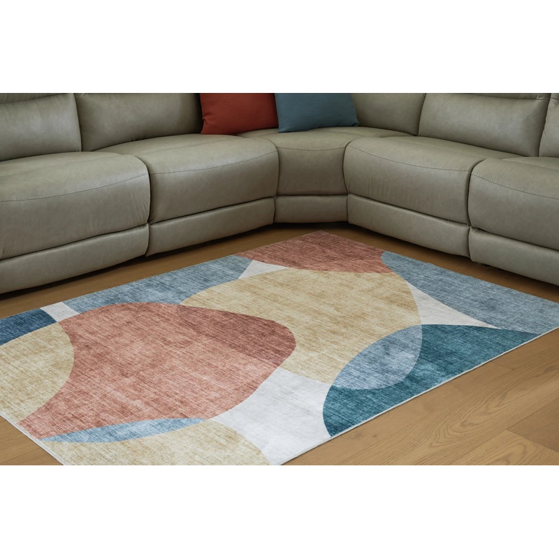Chanleigh – Multi – Washable Medium Rug – 5′ x 7′