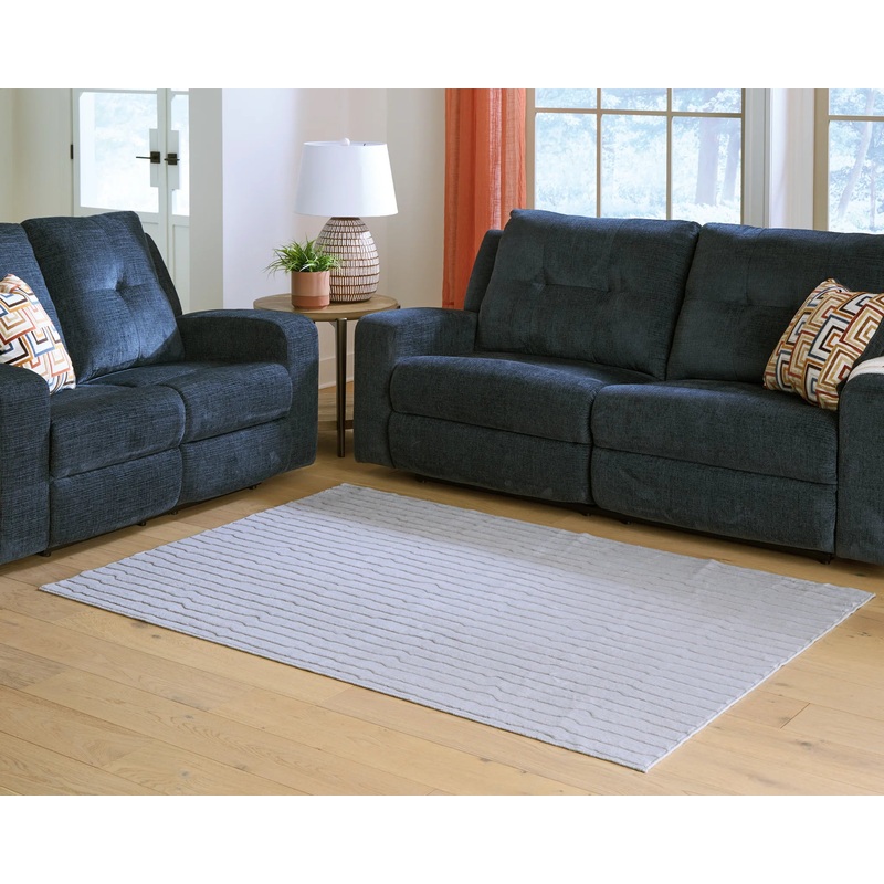Worthley – Gray – Washable Medium Rug – 5′ x 7′