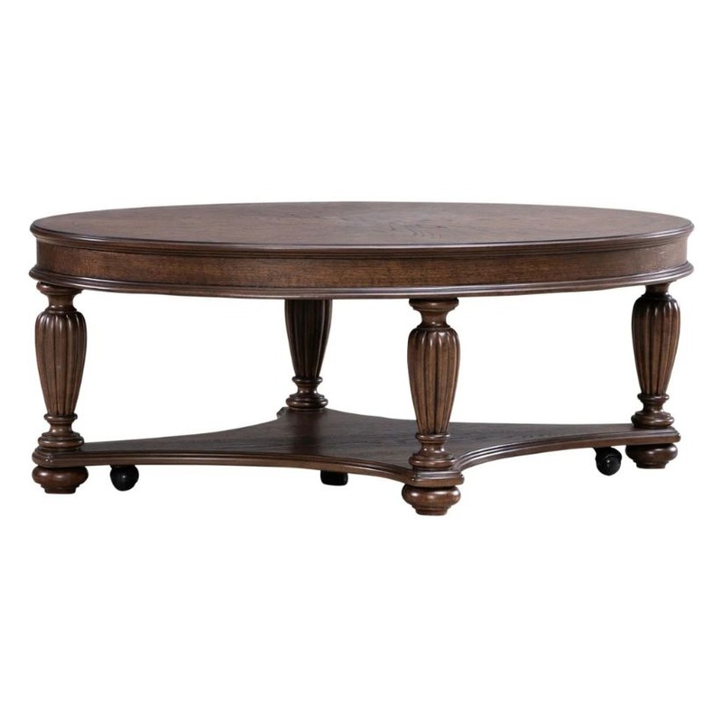 Allington – Oval Cocktail Table – Brown