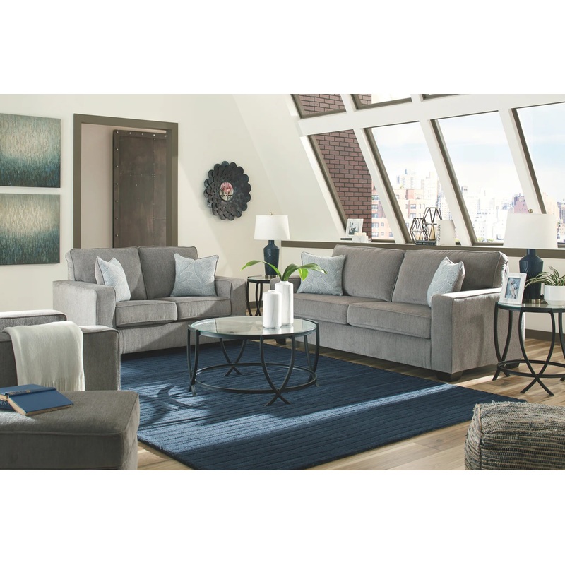 Altari – Alloy – 4 Pc. – Sofa, Loveseat, Chair, Ottoman