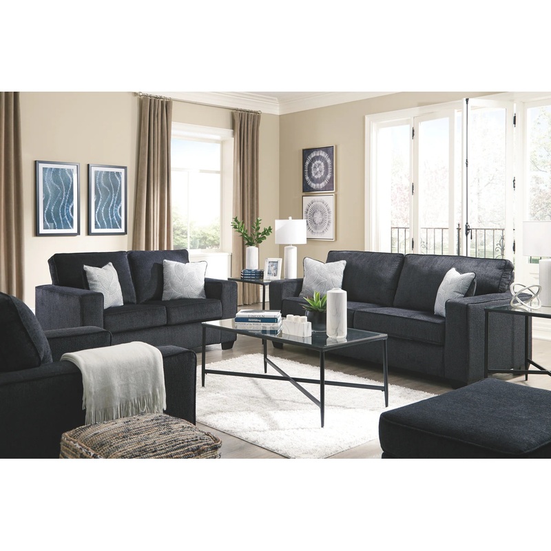 Altari – Slate – 4 Pc. – Sofa, Loveseat, Chair, Ottoman