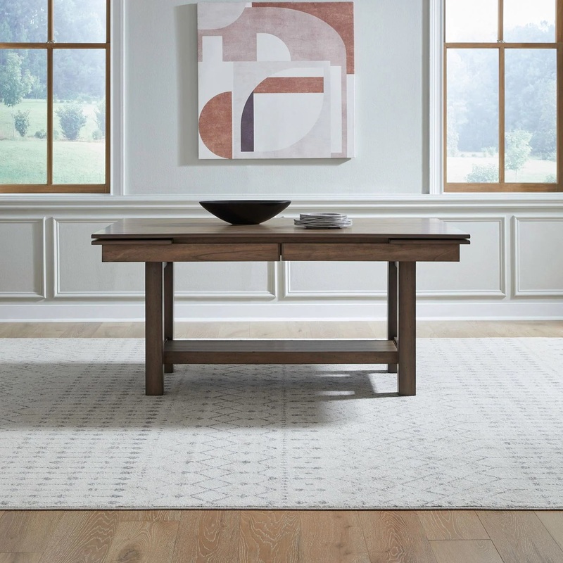 Brook Bay – Trestle Table – Brown