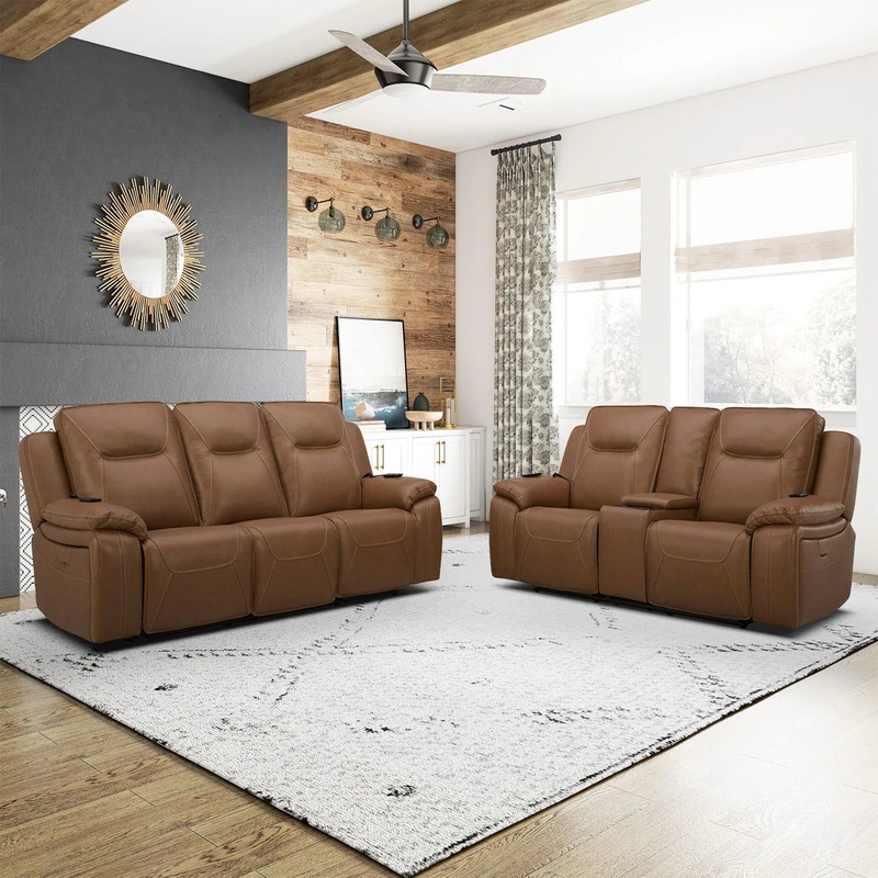 Callihan – Sofa & Loveseat – Brown