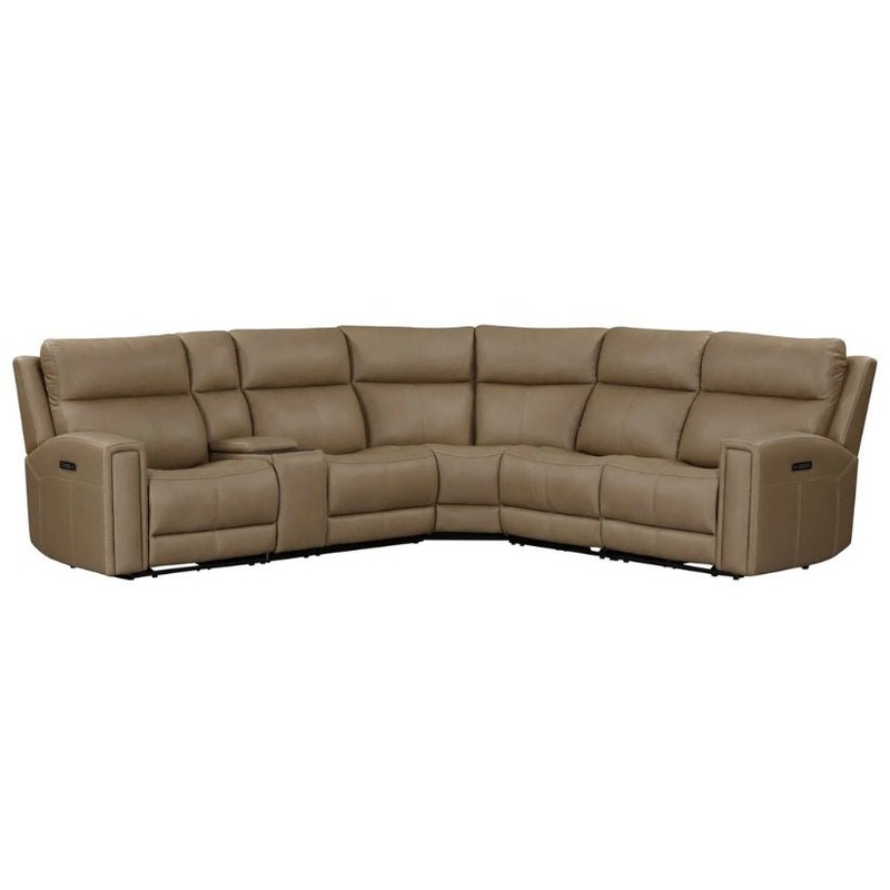Camden – 6 Piece Sectional – Brown