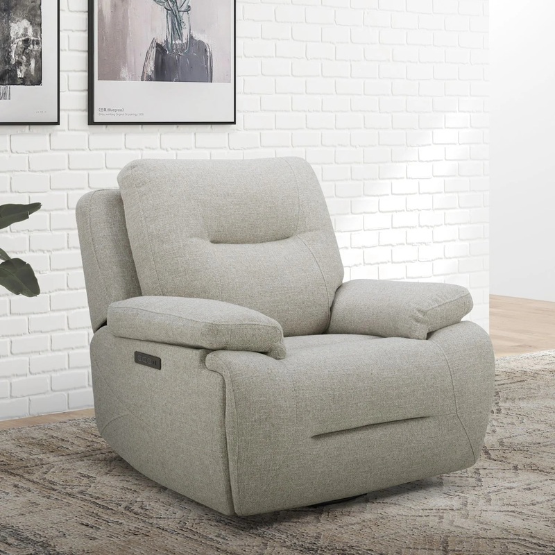 Cameron – Swivel Glider Recliner P3 – White