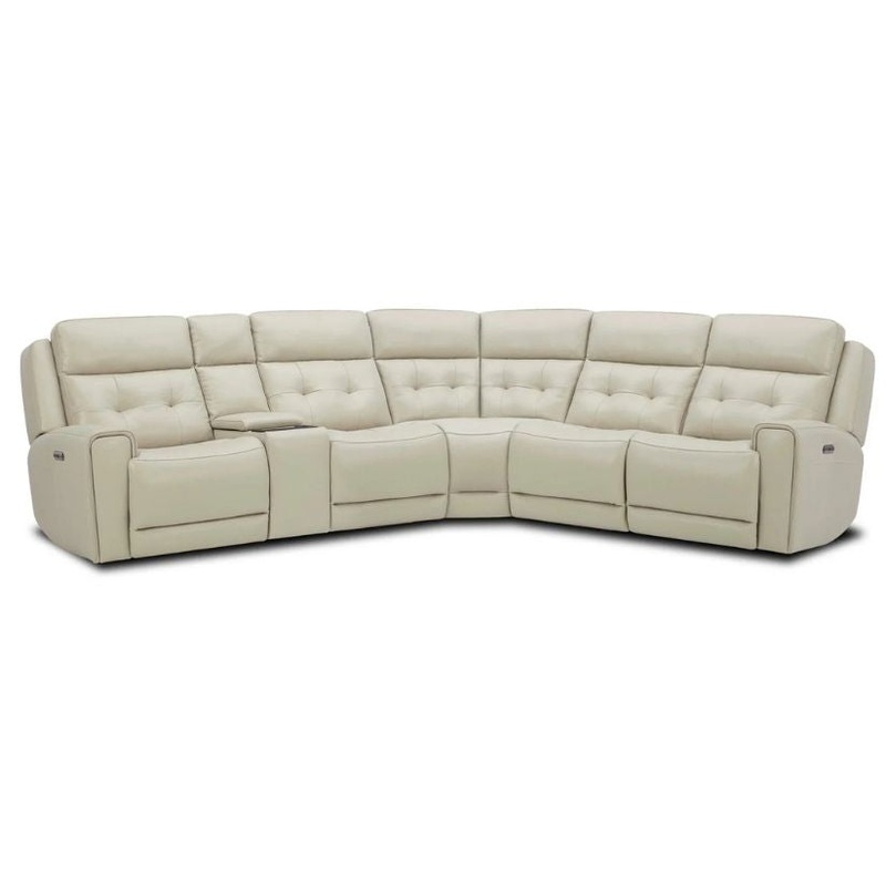 Carrington – 6 Piece Sectional – White
