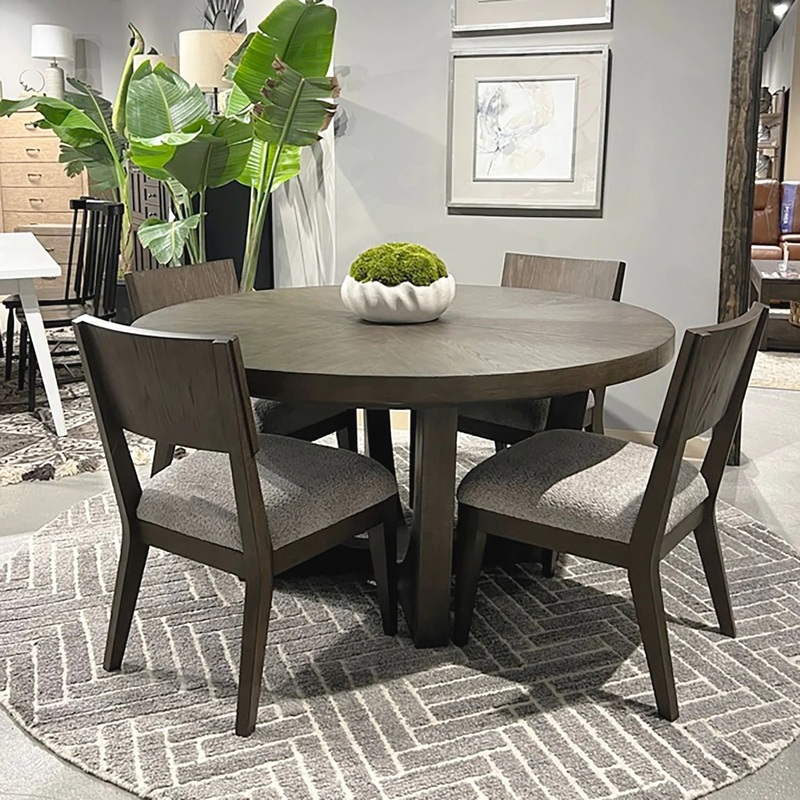 Cascade Falls – Optional 5 Piece Pedestal Table Set – Brown