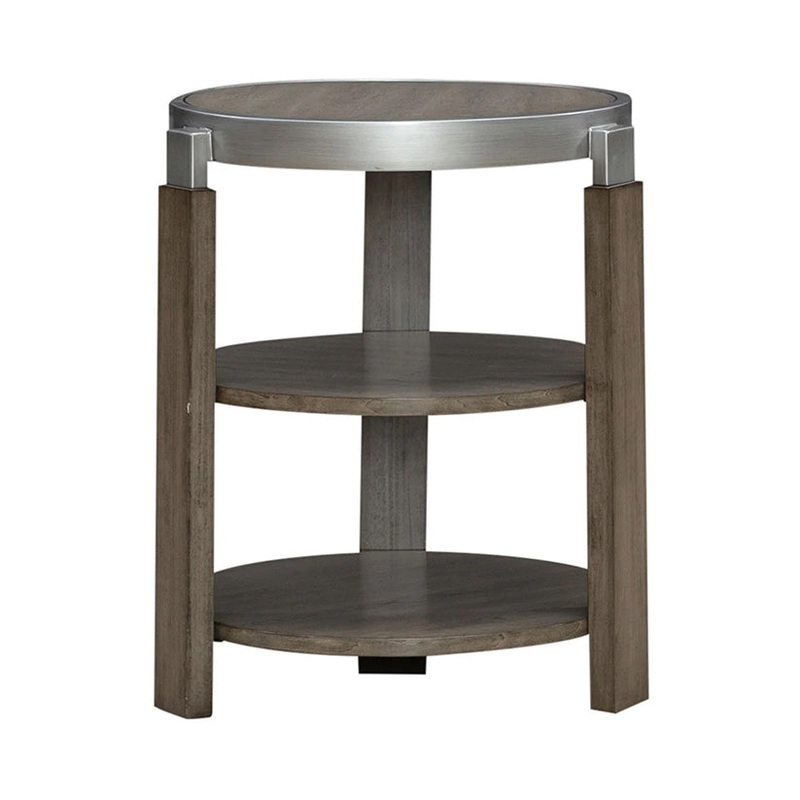 Sutton – Chairside Table – Brown