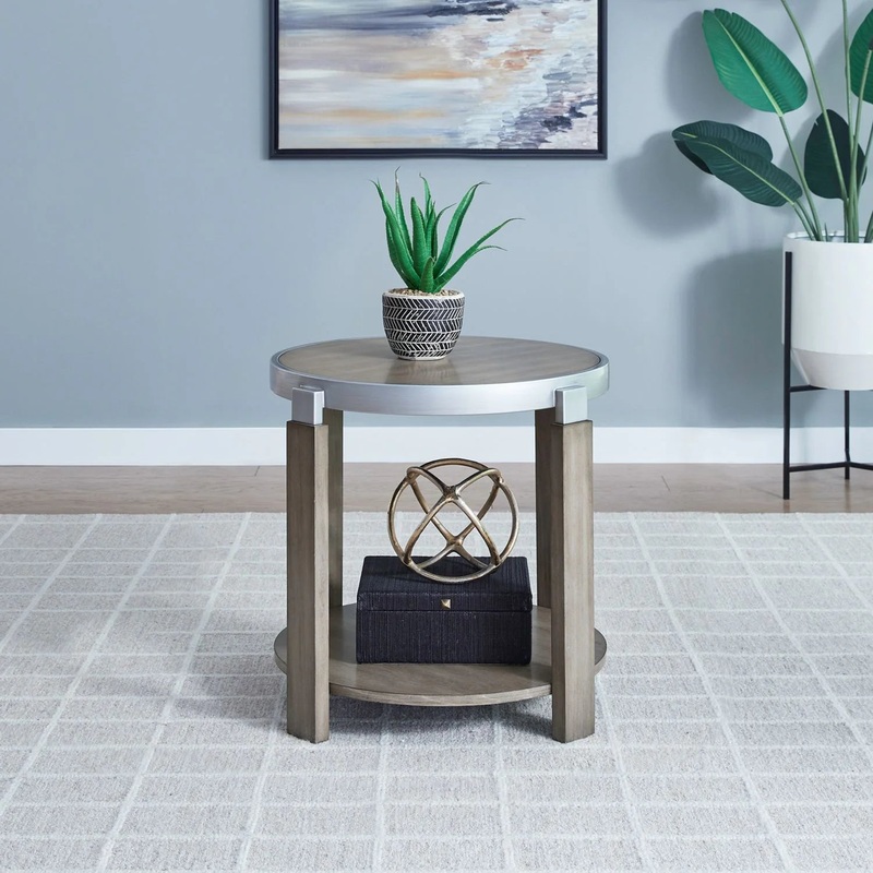 Sutton – End Table – Brown