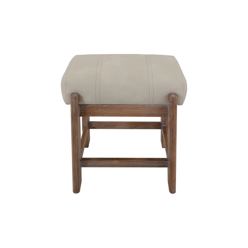 White Balam – Stool – Ivory Gray