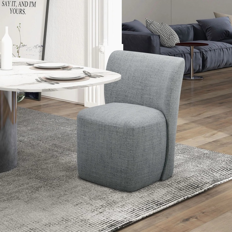 Accent Dining – Dining Chair With Casters Accent – Sapphire