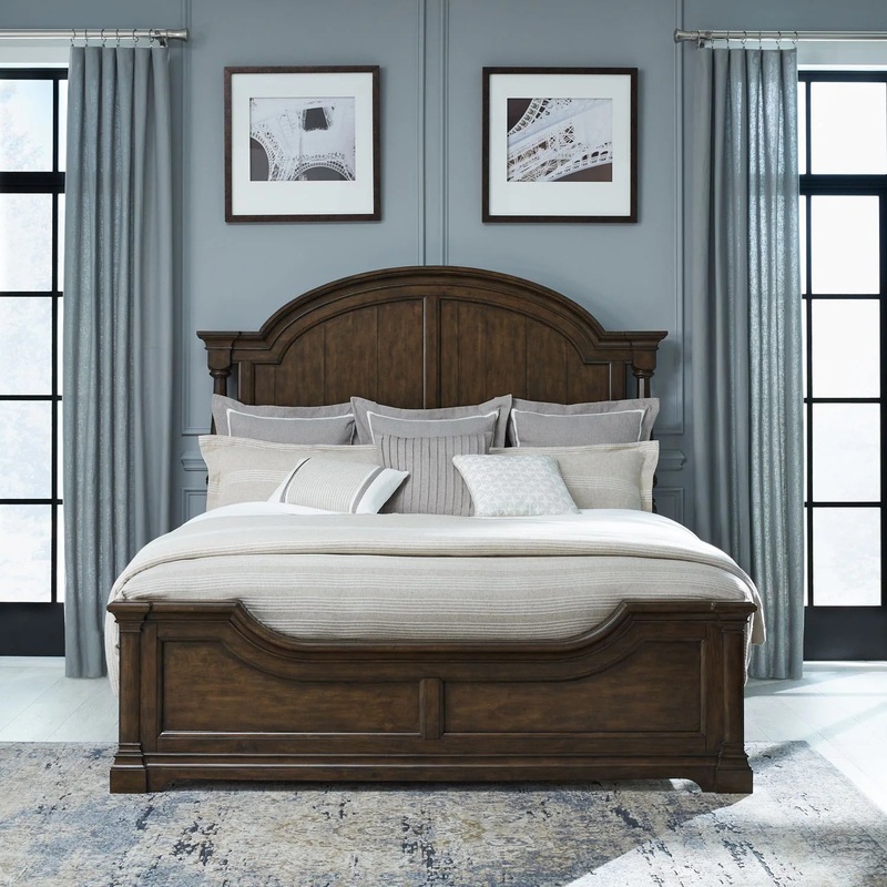 Arden Road – California King Poster Bed – Cherry