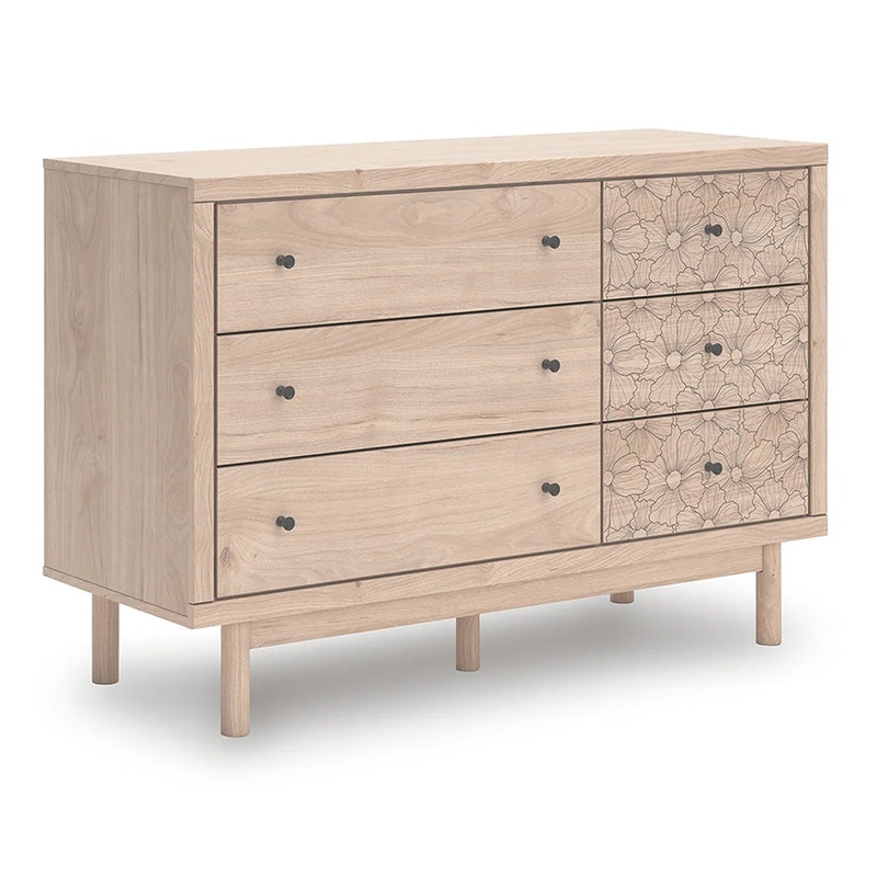 Arloster – Tan – Six Drawer Dresser