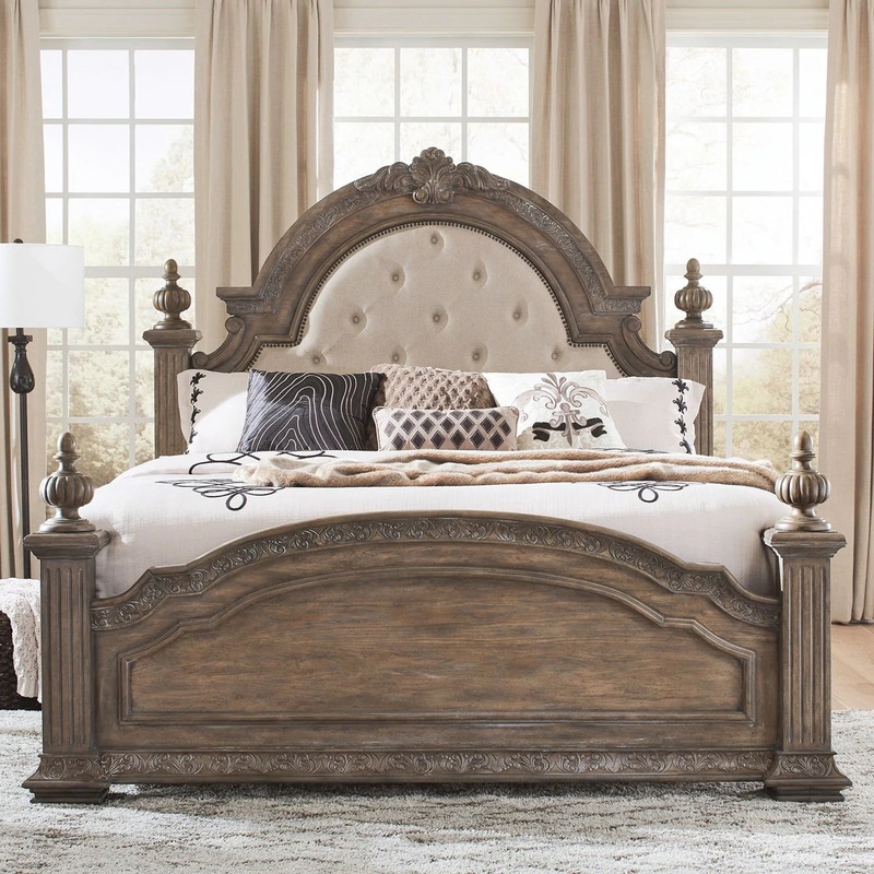 Carlisle Court – California King Poster Bed – Brown