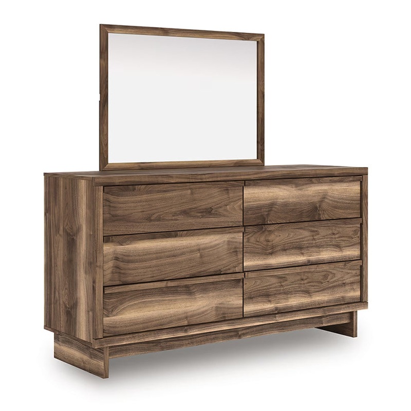 Chirason – Brown – Six Drawer Dresser And Mirror