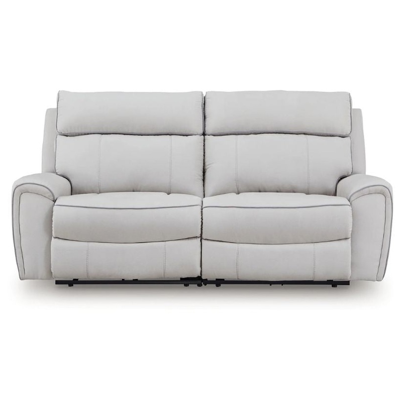 Social Pointe – Pearl / Ash – 2-Piece Reclining Loveseat