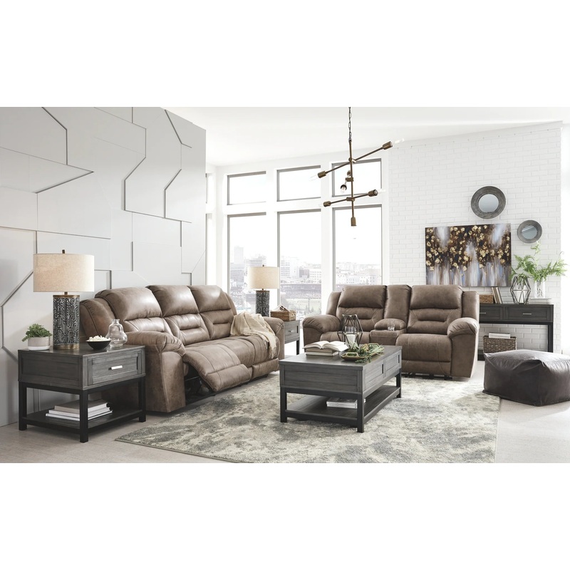 Stoneland – Fossil – 2 Pc. – Reclining Sofa, Loveseat