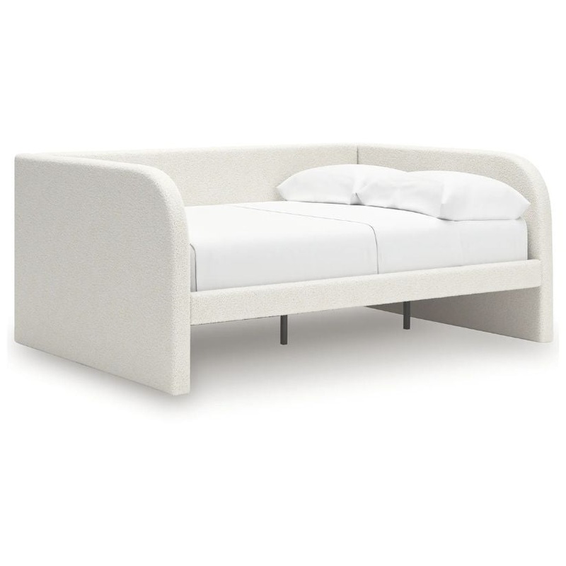 Arloster – Tan / White – Full Upholstered Day Bed