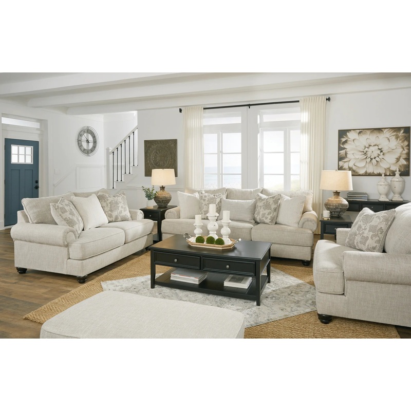 Asanti – Fog – 4 Pc. – Sofa, Loveseat, Chair and a Half, Ottoman