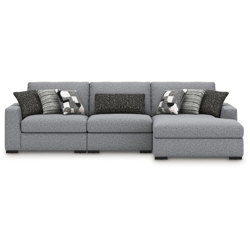 Bealton – Salt and Pepper – 3-Piece Sectional With RAF Corner Chaise