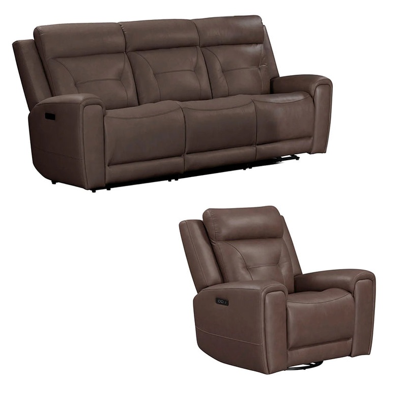 Beckham – Sofa & Recliner – Brown
