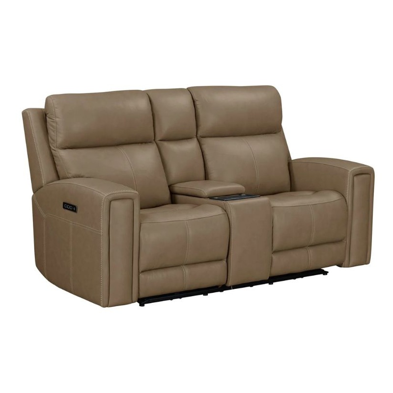 Camden – Loveseat With Console P3 & ZW – Brown