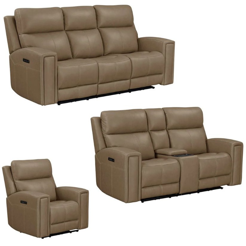 Camden – Sofa With Loveseat & Recliner – Brown