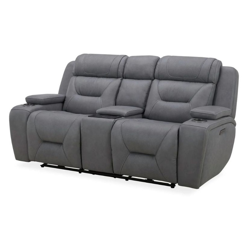 Chapman – Loveseat With Console P2 & ZG – Gray
