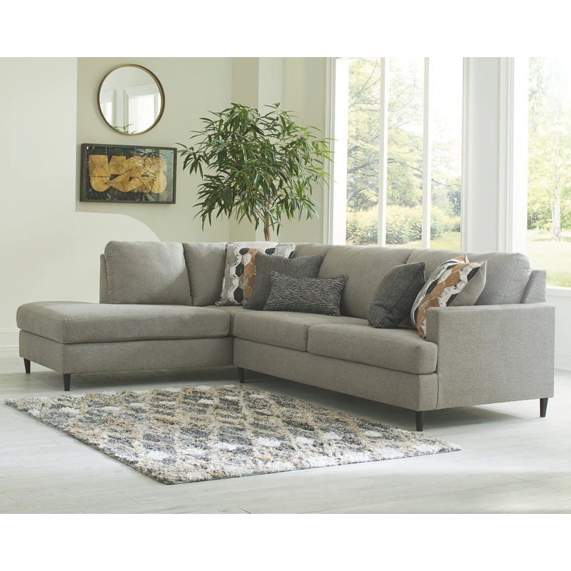 Santasia – Granite – Left Arm Facing Corner Chaise 2 Pc Sectional