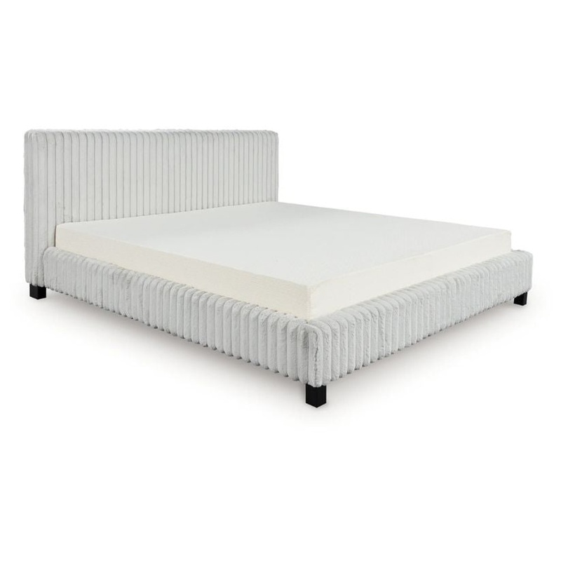 Zuraleus – White – California King Upholstered Bed