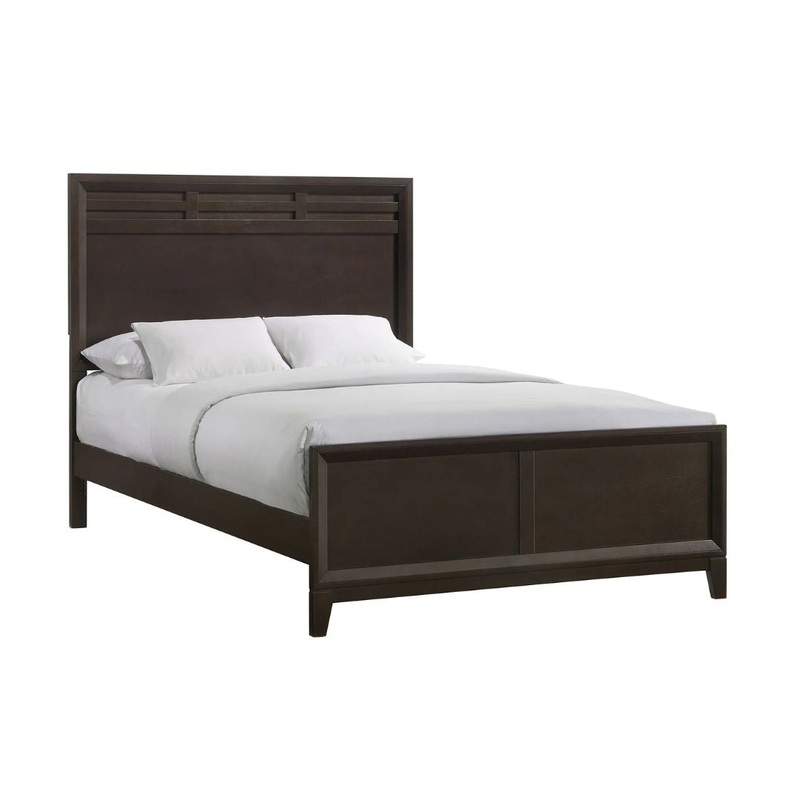 Beaumont – Queen Panel Bed – Merlot