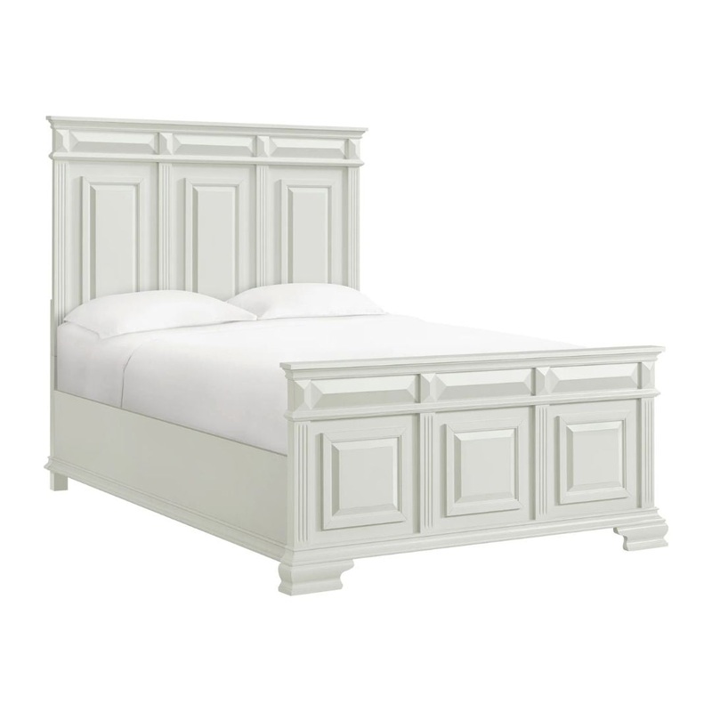 Bridgestone – Queen Panel Bed – Antique White