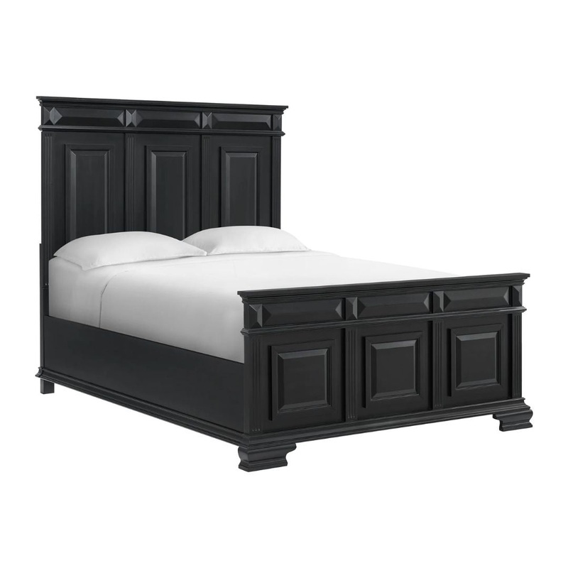 Bridgestone – Queen Panel Bed – Black