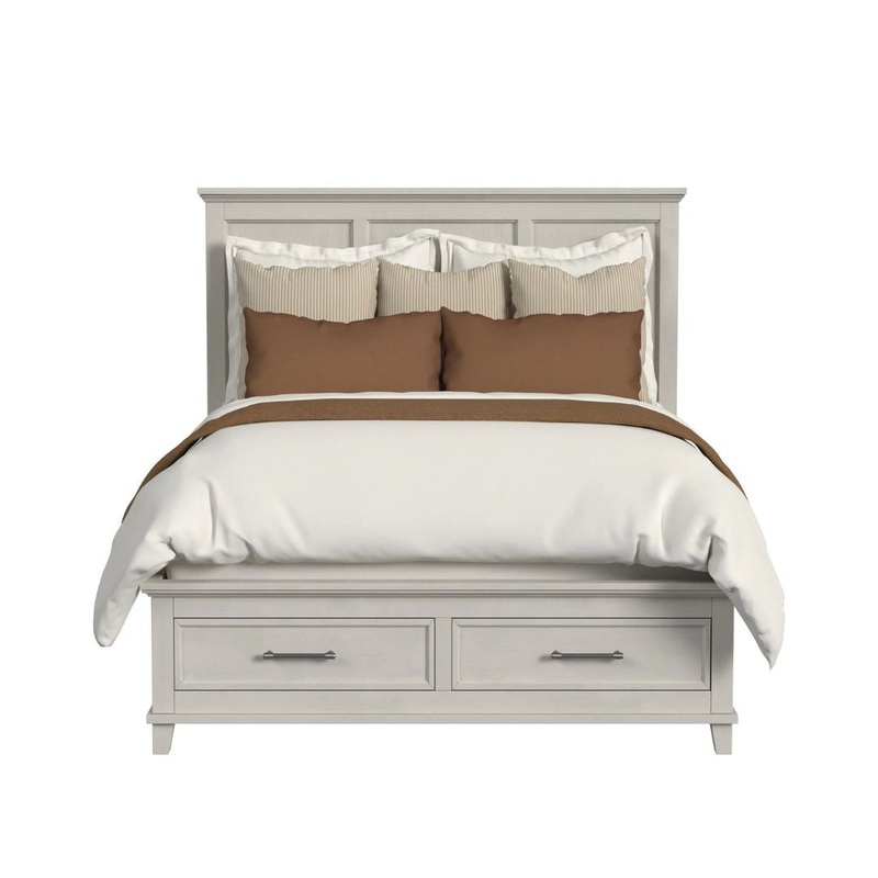 Canterbury – Queen Storage Bed – Ivory