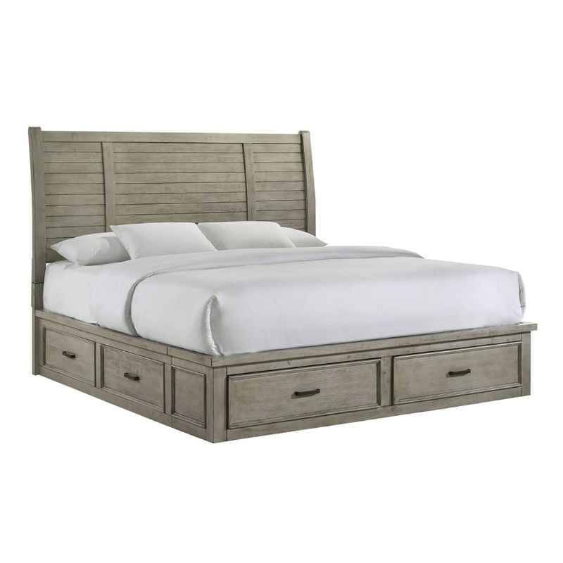 Sullivan – King Storage Bed – Drift Gray