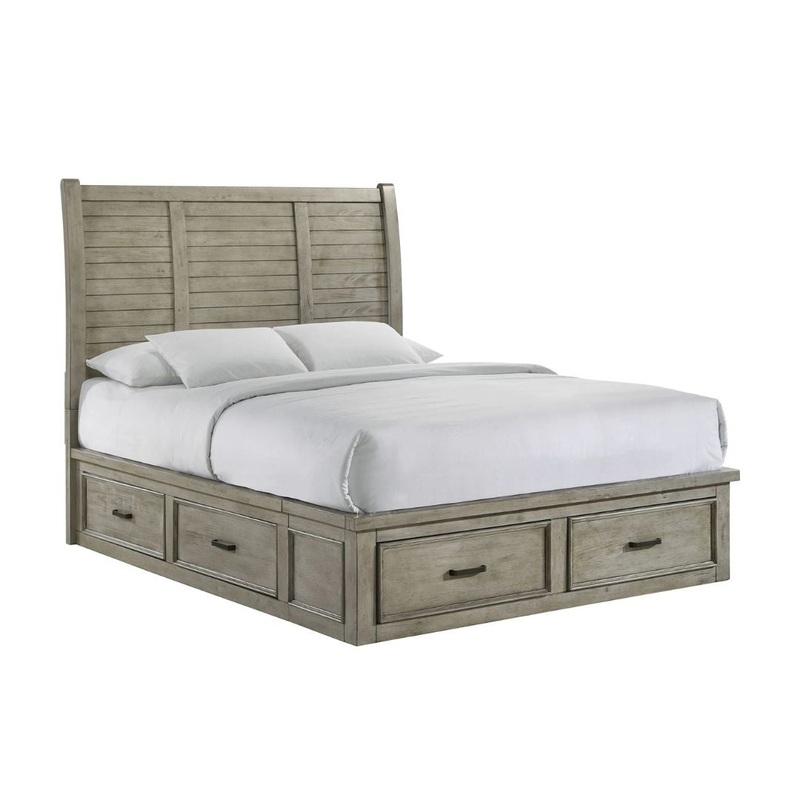 Sullivan – Queen Storage Bed – Drift Gray