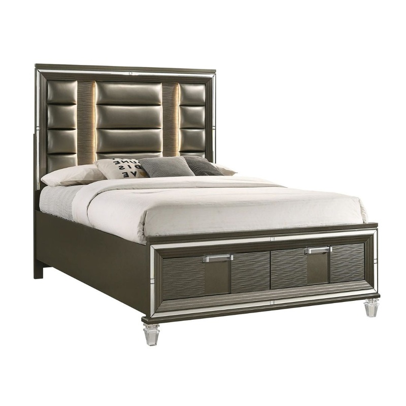 Twenty Nine – 2-Drawer Queen Storage Bed – Dark Brown