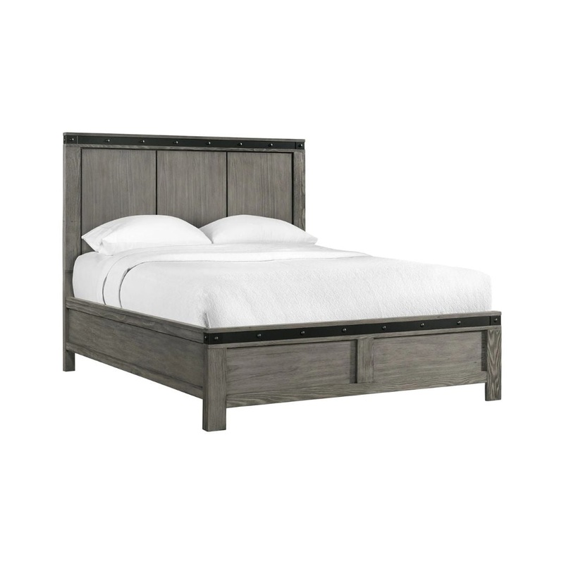 Wade – Queen Panel Bed – Black Finish