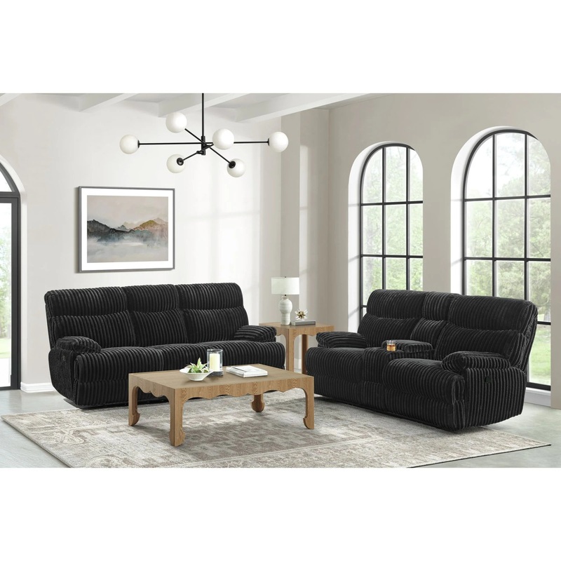 Admiral – Sofa & Loveseat – Black