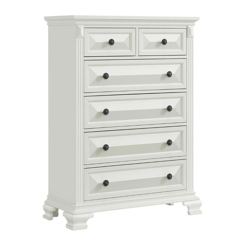Bridgestone – 6-Drawer Chest – Antique White