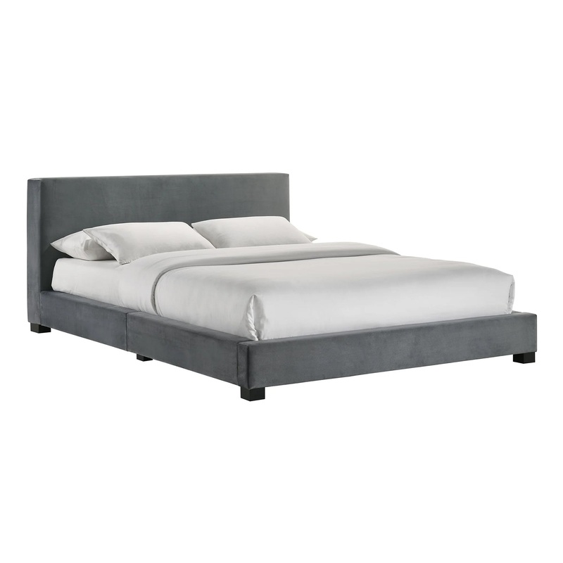 Brookhaven – Full Upholstered Bed – Gray